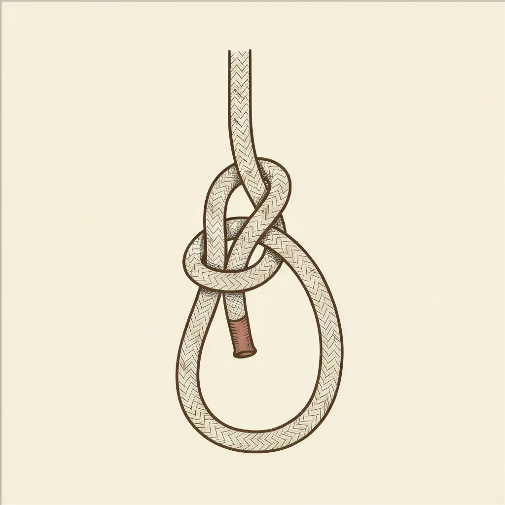 A finished bowline